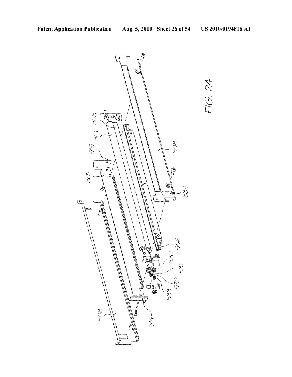 INKJET PRINTER WITH RECIPROCALLY MOVABLE MAINTENANCE STATION - diagram, schematic, and image 27