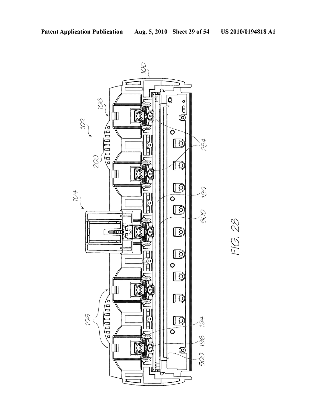 INKJET PRINTER WITH RECIPROCALLY MOVABLE MAINTENANCE STATION - diagram, schematic, and image 30