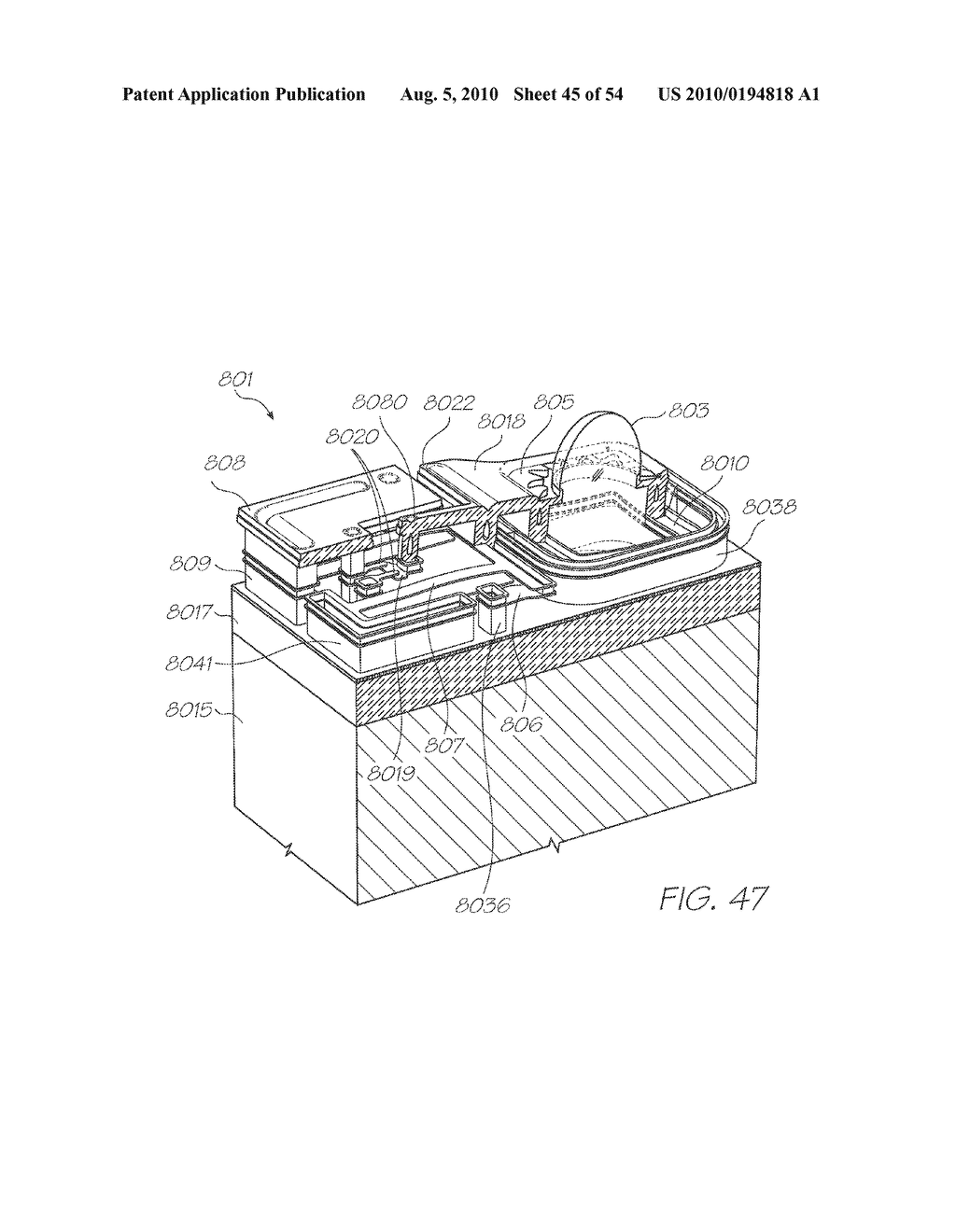 INKJET PRINTER WITH RECIPROCALLY MOVABLE MAINTENANCE STATION - diagram, schematic, and image 46