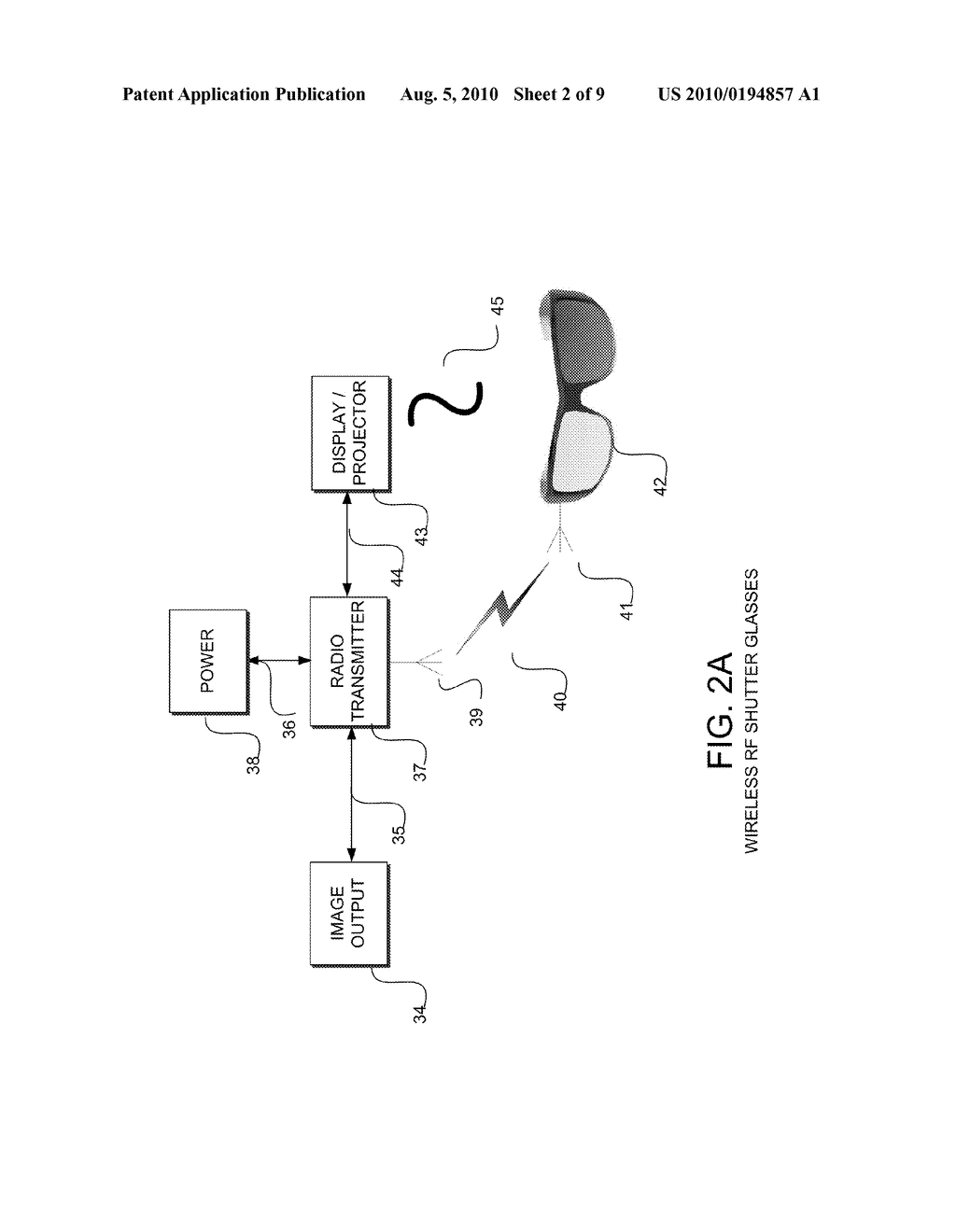 METHOD OF STEREOSCOPIC 3D VIEWING USING WIRELESS OR MULTIPLE PROTOCOL CAPABLE SHUTTER GLASSES - diagram, schematic, and image 03