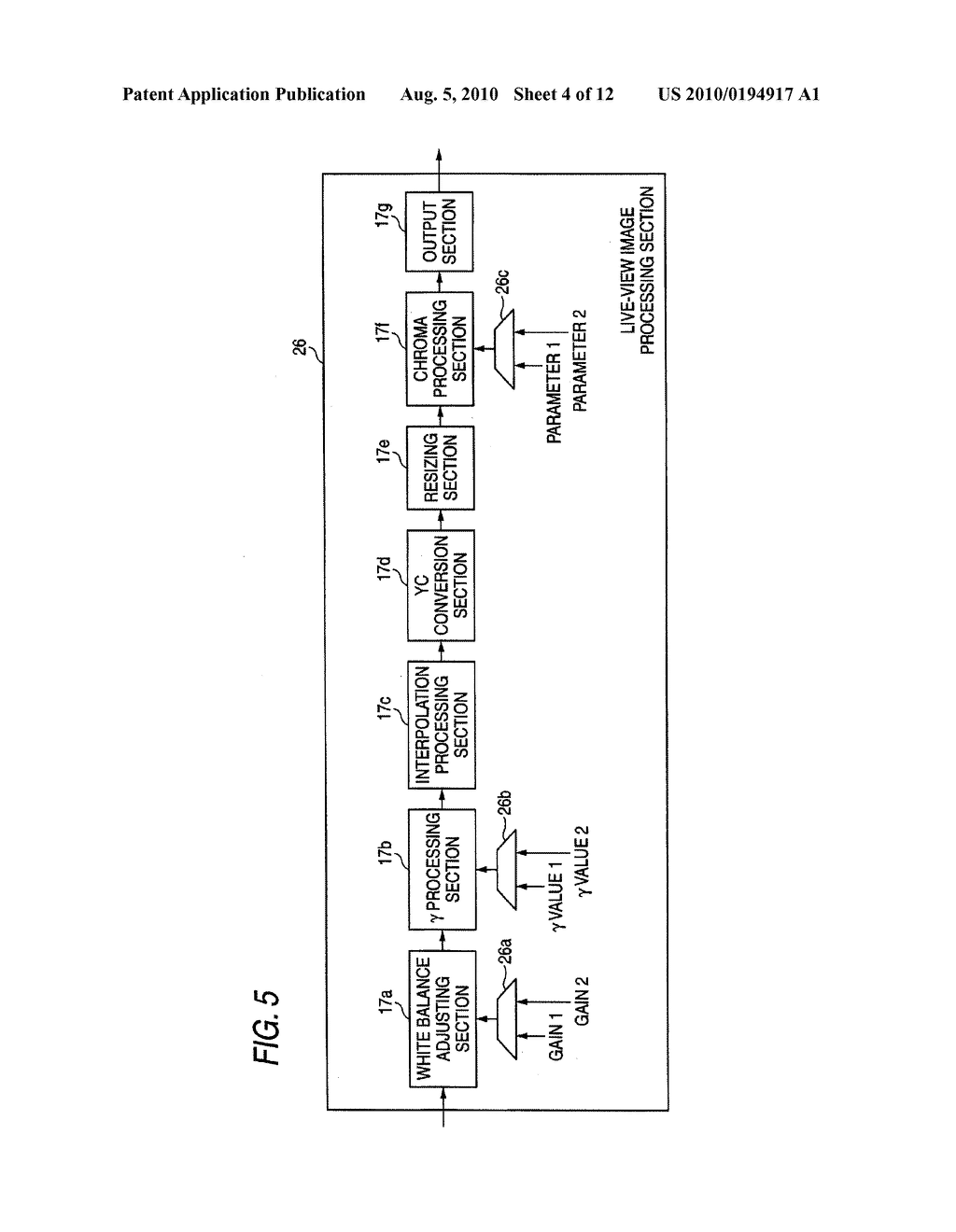 IMAGING APPARATUS AND LIVE-VIEW IMAGE DISPLAY METHOD THEREOF - diagram, schematic, and image 05