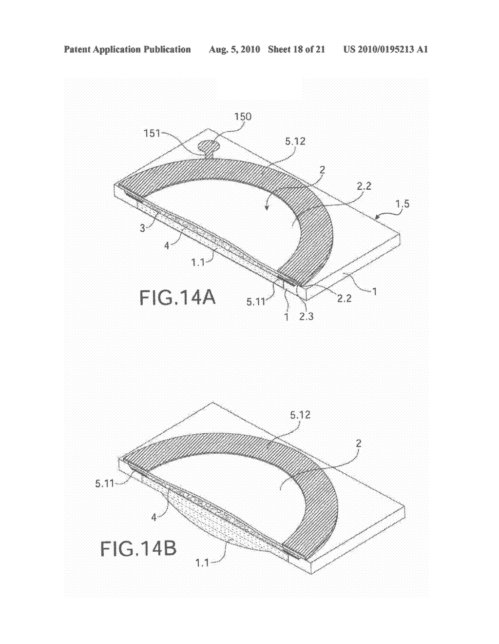 OPTICAL DEVICE WITH MEMBRANE THAT CAN BE DEFORMED BY ELECTROSTATIC ACTUATION - diagram, schematic, and image 19