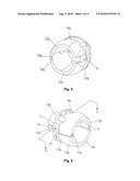 VEHICLE INSIDE MIRROR DEVICE EMPLOYING BALL CLAMPS diagram and image