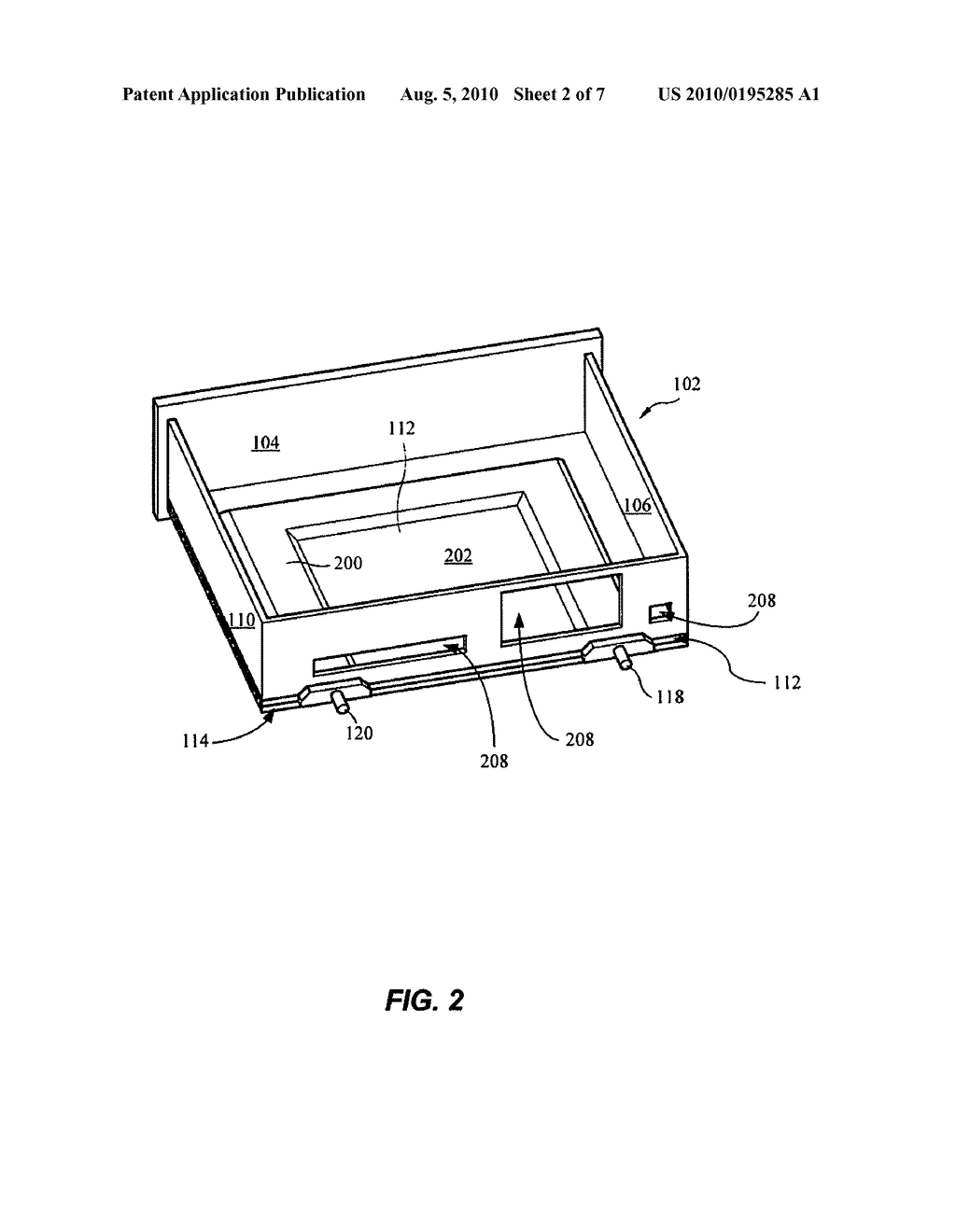 Fluid-Cooled Electronic Housing Assembly and System - diagram, schematic, and image 03