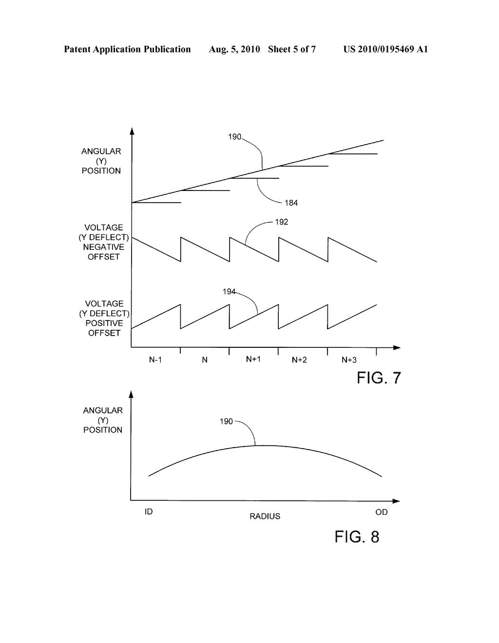 Media Pre-Write With Track-Aligned Write Beam Deflection and Write Frequency Adjustment - diagram, schematic, and image 06