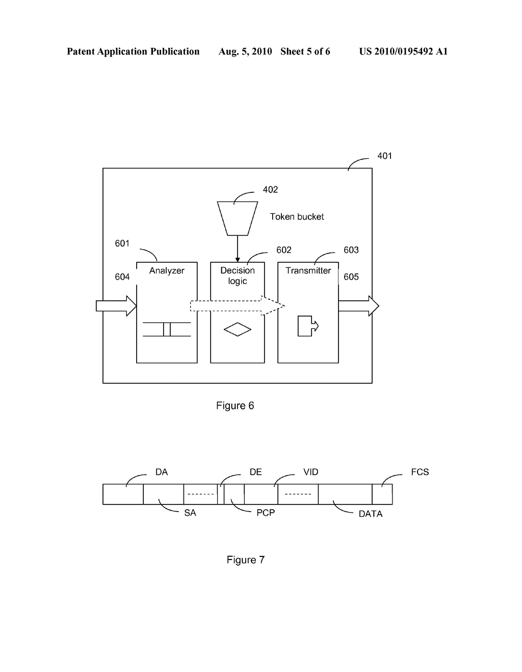 Controlling Traffic in a Packet Switched Communications Network - diagram, schematic, and image 06