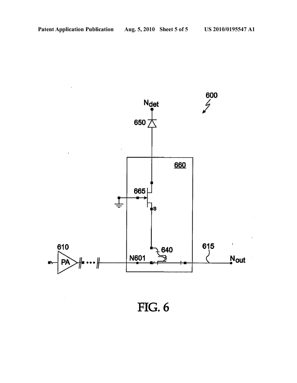 POWER DETECOR FOR MULTI-BAND NETWORK ACCESS - diagram, schematic, and image 06