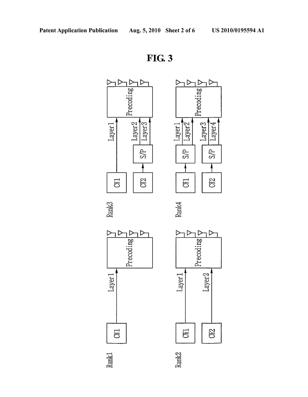 METHOD FOR TRANSMITTING CODEWORDS IN MULTIPLE INPUT MULTIPLE OUTPUT SYSTEM - diagram, schematic, and image 03