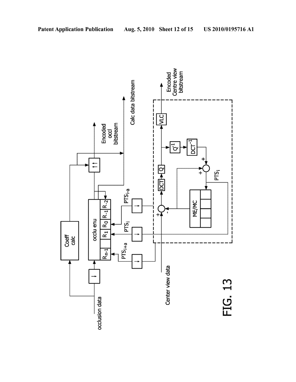 METHOD AND SYSTEM FOR ENCODING A 3D VIDEO SIGNAL, ENCLOSED 3D VIDEO SIGNAL, METHOD AND SYSTEM FOR DECODER FOR A 3D VIDEO SIGNAL - diagram, schematic, and image 13