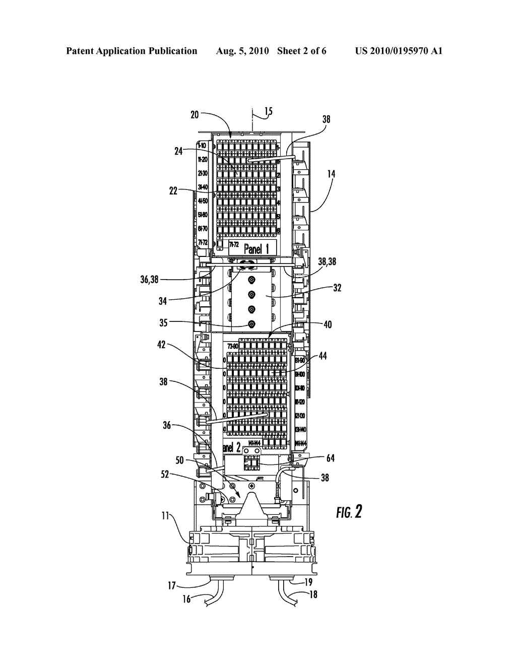 High Density Optical Fiber Distribution Enclosure - diagram, schematic, and image 03