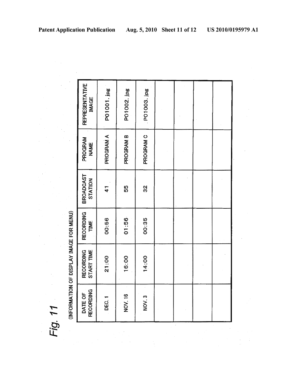 CONTROLLER, RECORDING DEVICE AND MENU DISPLAY METHOD - diagram, schematic, and image 12