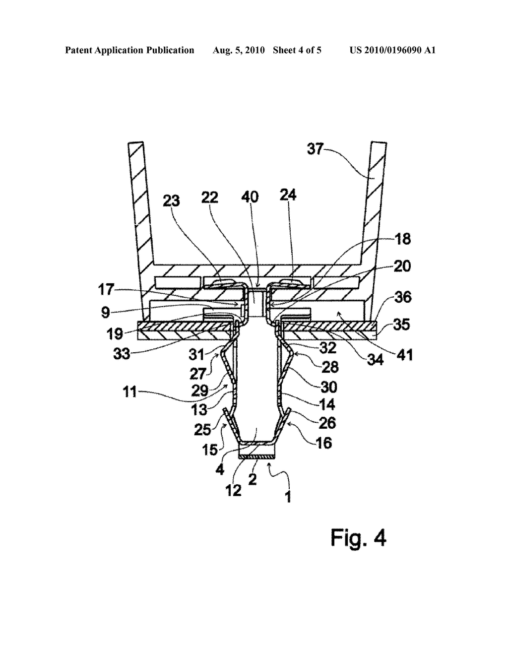 DEVICE FOR ATTACHING TWO ADD-ON PARTS TO A CARRIER PART - diagram, schematic, and image 05