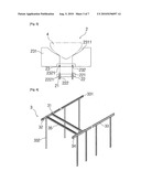 Device for pulling out a ship diagram and image