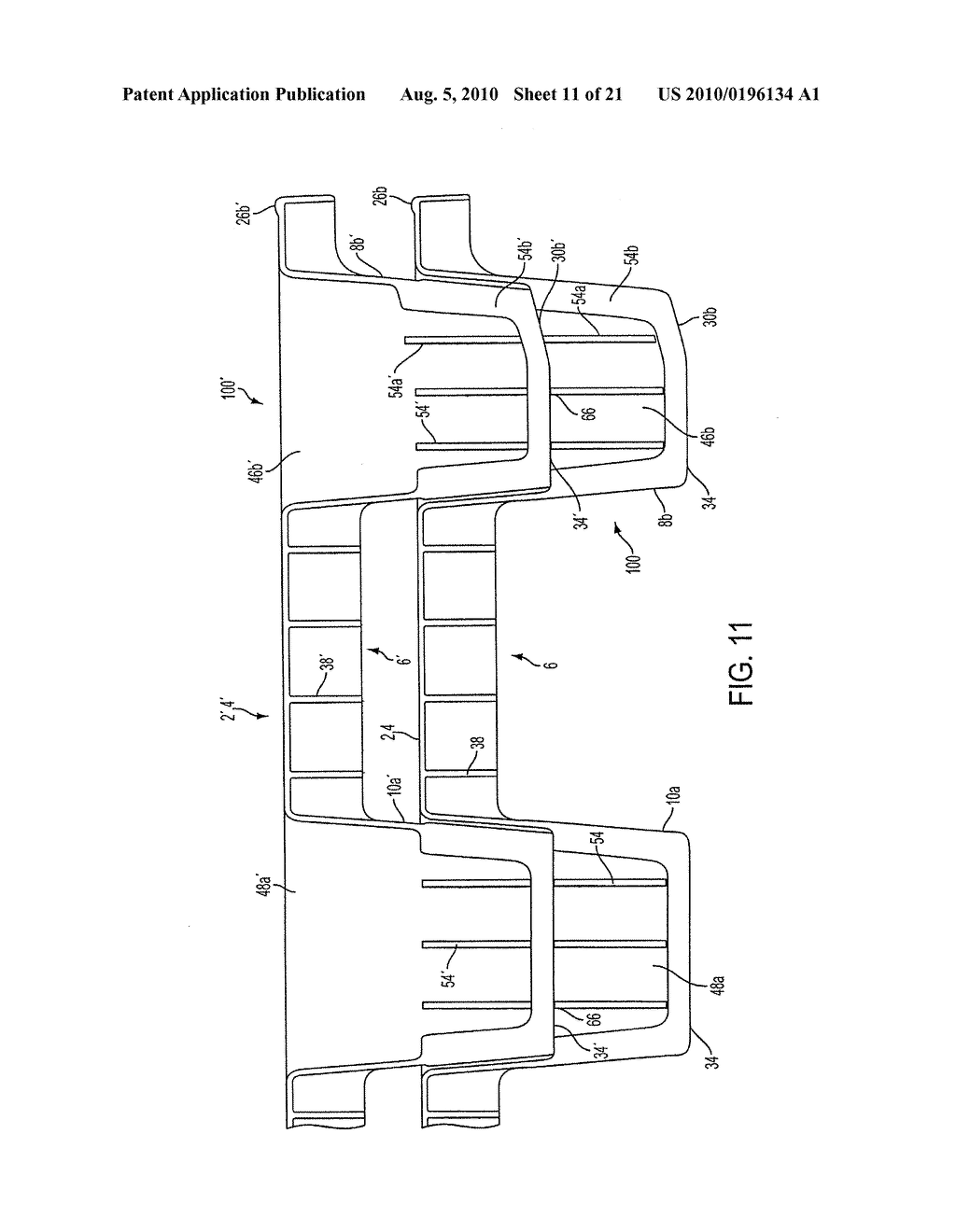 STACKABLE PACKAGED GOODS PALLET - diagram, schematic, and image 12