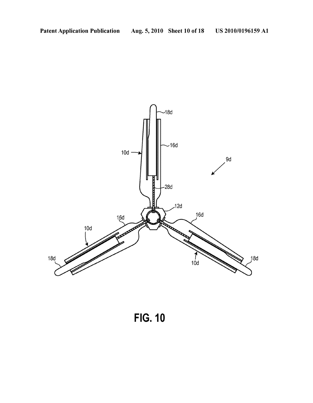 Mass-Centralizing Blade Extension Drive Mount Locations for a Wind Turbine - diagram, schematic, and image 11