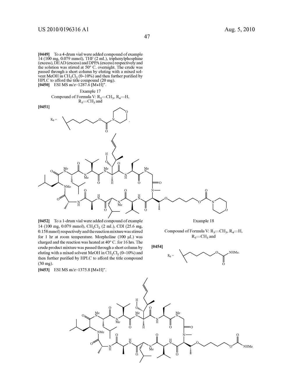 CYCLOSPORIN ANALOGUES FOR PREVENTING OR TREATING HEPATITIS C INFECTION - diagram, schematic, and image 48