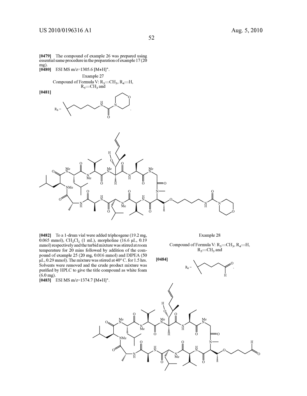 CYCLOSPORIN ANALOGUES FOR PREVENTING OR TREATING HEPATITIS C INFECTION - diagram, schematic, and image 53