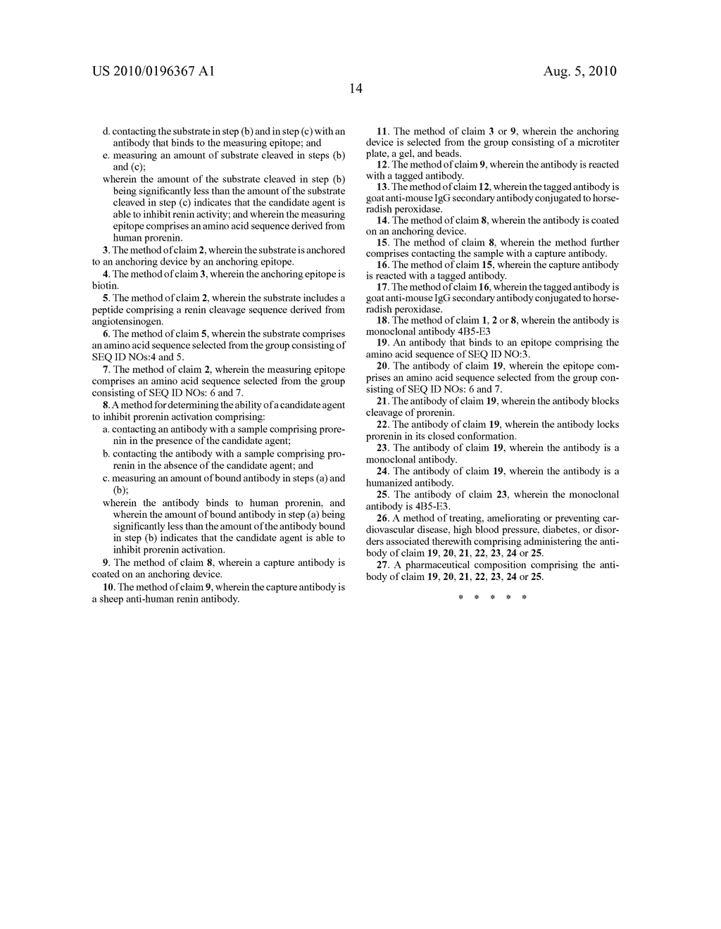 Methods For Screening Candidate Agents For Modulating Prorenin And Renin, Assays for Detecting Prorenin And Antibodies - diagram, schematic, and image 25