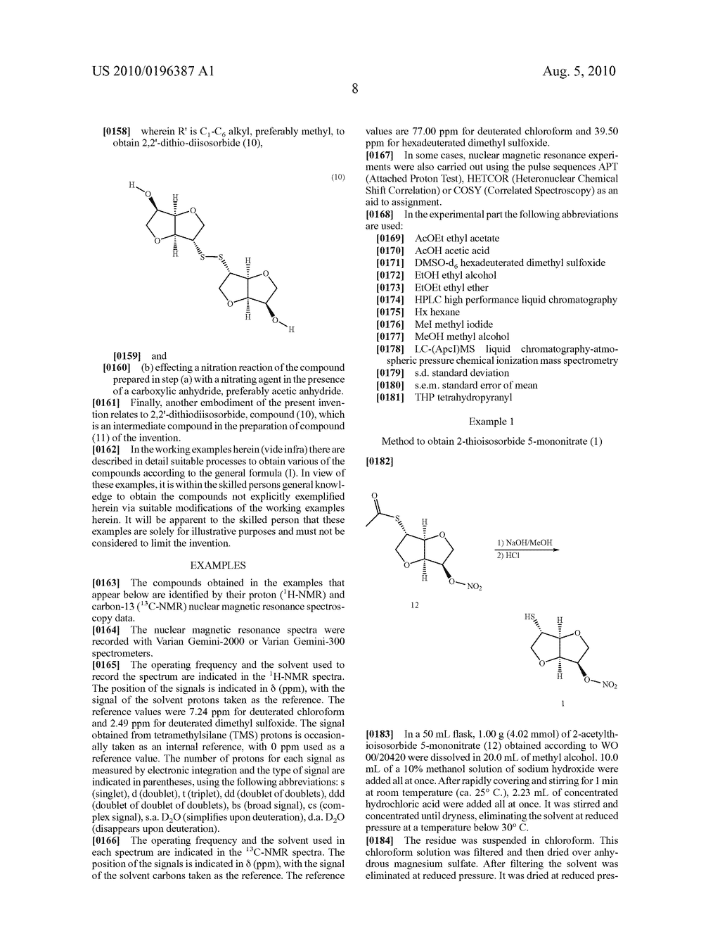 Disulfide, Sulfide, Sulfoxide, and Sulfone Derivatives of Cyclic Sugars and Uses Thereof - diagram, schematic, and image 09