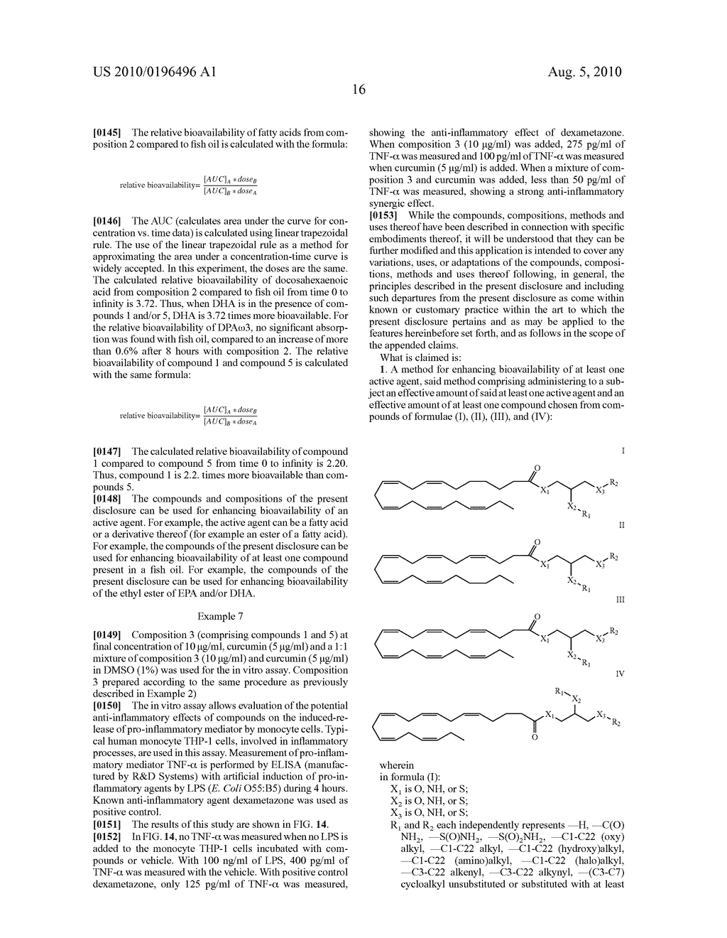 COMPOSITIONS COMPRISING POLYUNSATURATED FATTY ACID MONOGLYCERIDES OR DERIVATIVES THEREOF AND USES THEREOF - diagram, schematic, and image 26