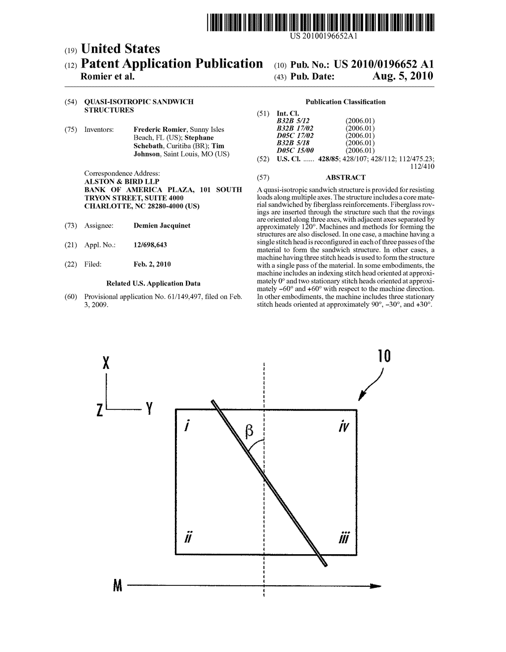 QUASI-ISOTROPIC SANDWICH STRUCTURES - diagram, schematic, and image 01