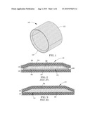 PROCESS FOR PRODUCING COMPOSITE LAMINATE STRUCTURES AND COMPOSITE LAMINATE STRUCTURES FORMED THEREBY diagram and image