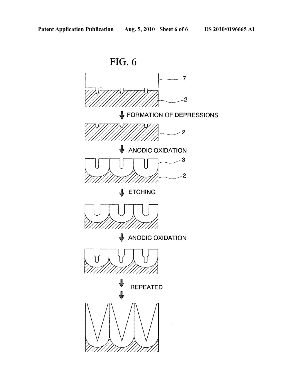 Anti-Reflective Film and Production Method Thereof, and Stamper for Producing Anti-Reflective Film and Production Method Thereof - diagram, schematic, and image 07