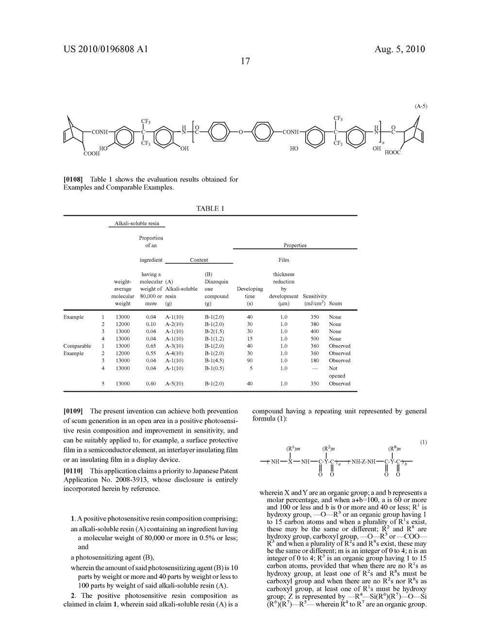 Positive photosensitive resin composition, cured film, protective film, insulating film, and semiconductor device and display device therewith - diagram, schematic, and image 18