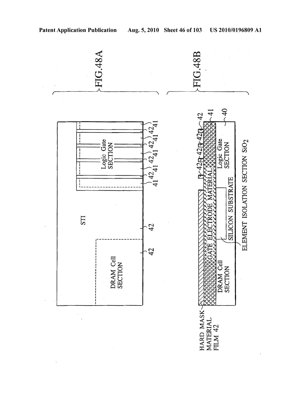 SEMICONDUCTOR DEVICE FABRICATION METHOD AND SEMICONDUCTOR DEVICE - diagram, schematic, and image 47