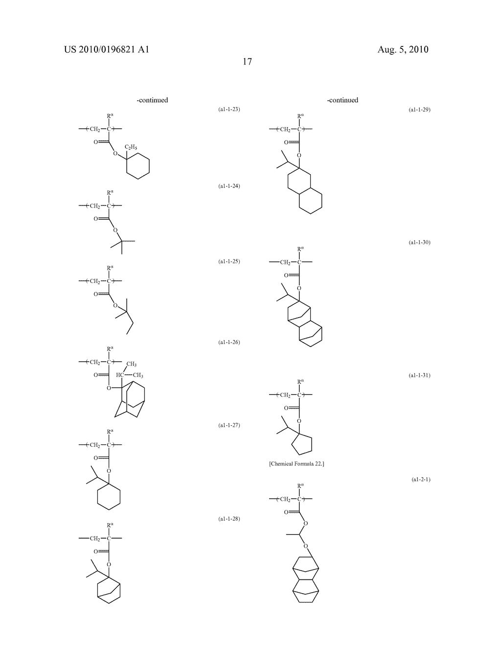 POSITIVE RESIST COMPOSITION, METHOD OF FORMING RESIST PATTERN USING THE SAME, AND POLYMERIC COMPOUND - diagram, schematic, and image 18