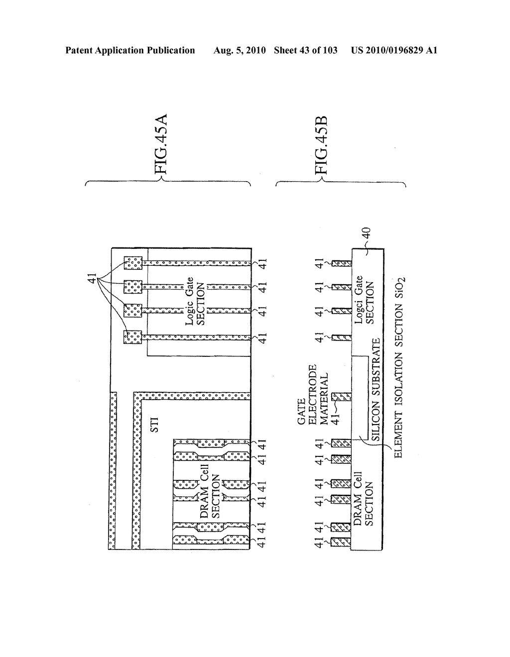 SEMICONDUCTOR DEVICE FABRICATION METHOD AND SEMICONDUCTOR DEVICE - diagram, schematic, and image 44