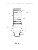 DENTAL ABUTMENT WITH INDENTATION FOR INHIBITION OF CRESTAL BONE REMODELING diagram and image