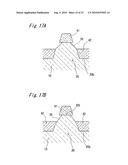 SEMICONDUCTOR LIGHT EMITTING DEVICE WITH PROTRUSIONS TO IMPROVE EXTERNAL EFFICIENCY AND CRYSTAL GROWTH diagram and image