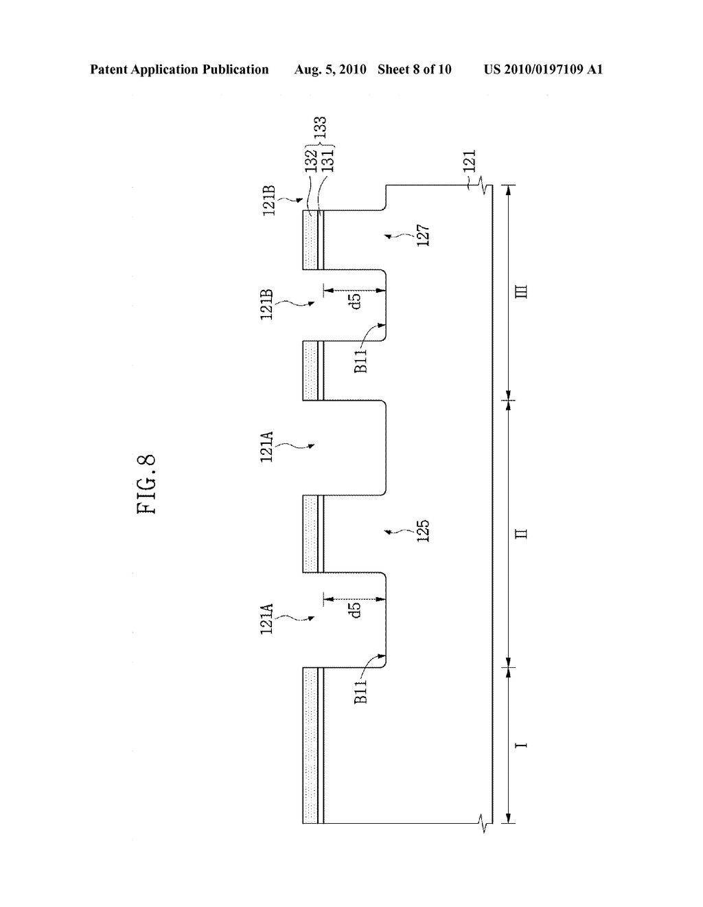 METHOD OF FORMING ISOLATION STRUCTURE OF SEMICONDUCTOR DEVICE - diagram, schematic, and image 09