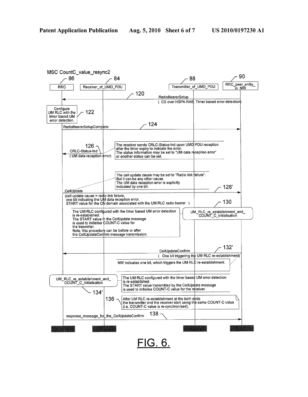METHOD, APPARATUS AND COMPUTER PROGRAM PRODUCT FOR PROVIDING CIPHERING PROBLEM RECOVERY FOR UNACKNOWLEDGED MODE RADIO BEARER - diagram, schematic, and image 07