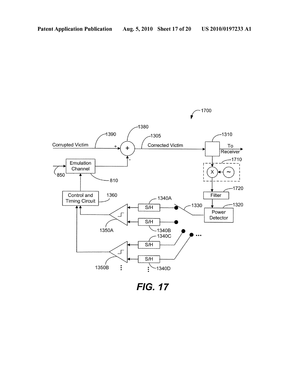 Method and System for Automatic Control in an Interference Cancellation Device - diagram, schematic, and image 18