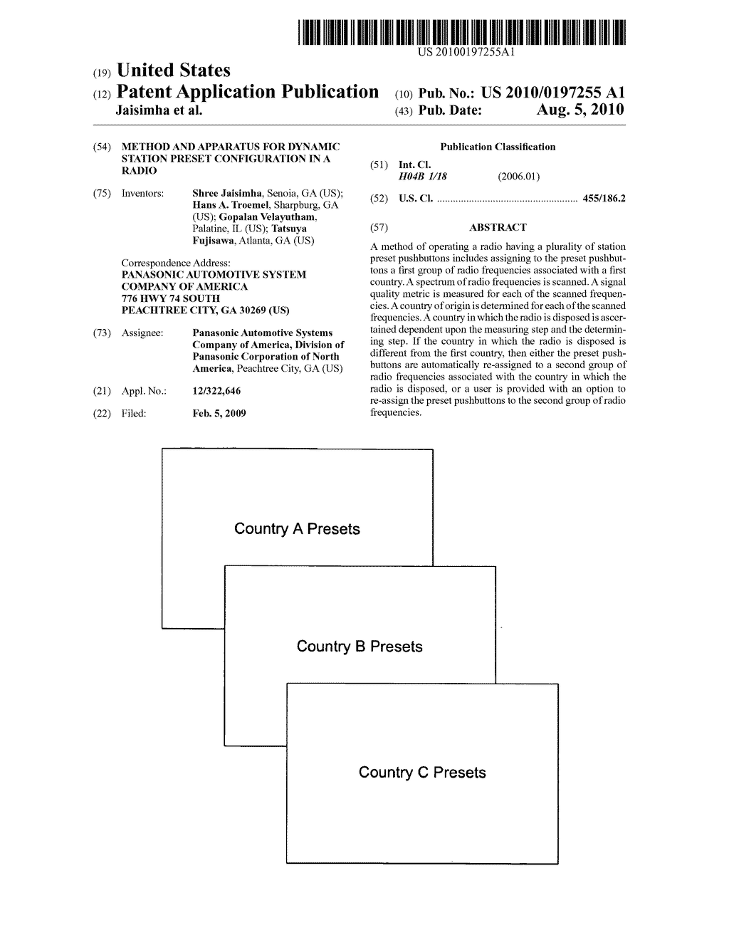 Method and apparatus for dynamic station preset configuration in a radio - diagram, schematic, and image 01