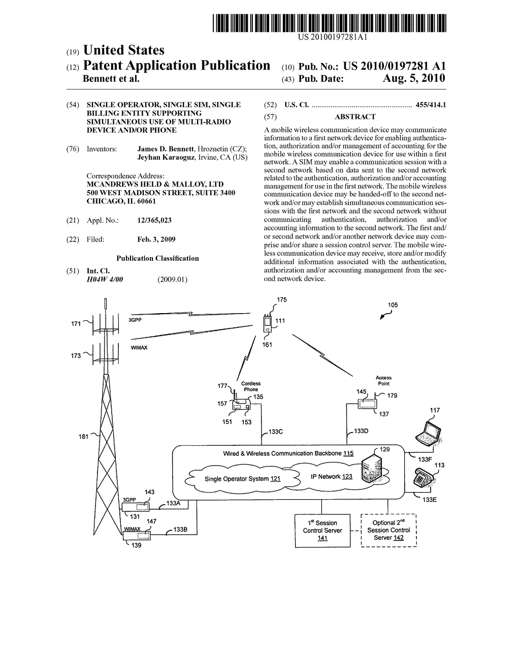 Single Operator, Single SIM, Single Billing Entity Supporting Simultaneous Use Of Multi-Radio Device And/Or Phone - diagram, schematic, and image 01