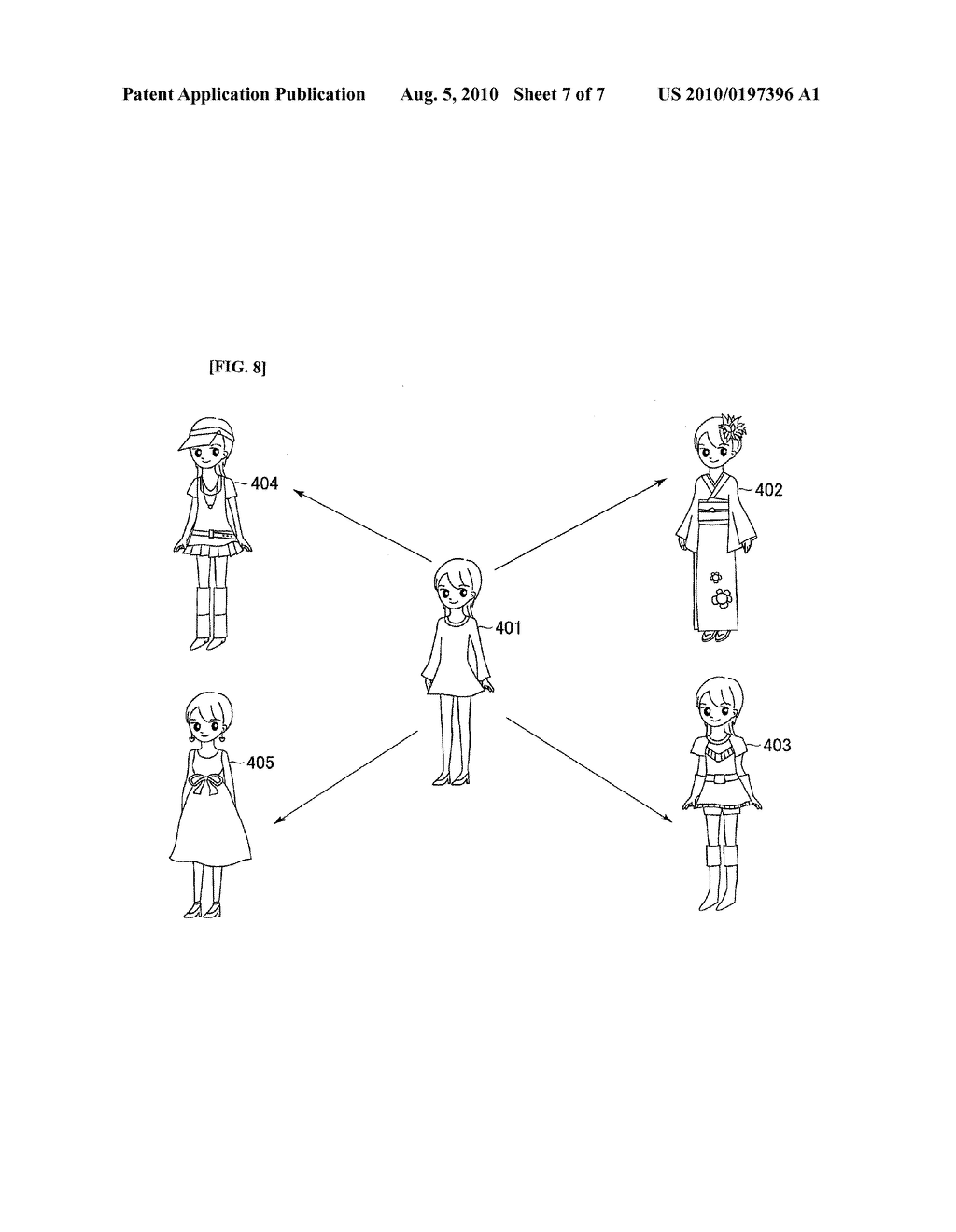 GAME APPARATUS, GAME CHARACTER DISPLAYING METHOD, AND RECORDING MEDIUM - diagram, schematic, and image 08