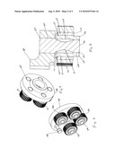 Gear assembly with tapered flex pin diagram and image