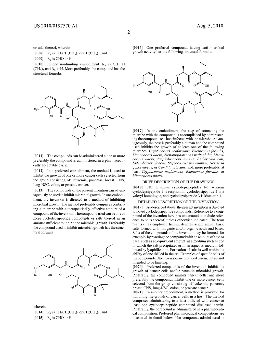 Cyclodepsipeptides with Antineoplastic Activity and Methods of Using to Inhibit Cancer and Microbial Growth - diagram, schematic, and image 04