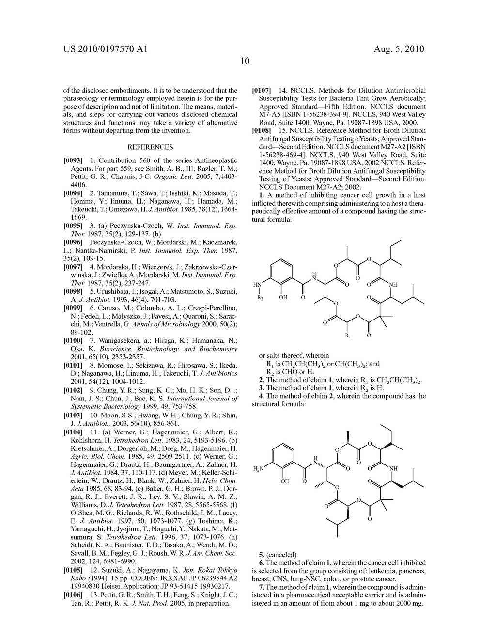 Cyclodepsipeptides with Antineoplastic Activity and Methods of Using to Inhibit Cancer and Microbial Growth - diagram, schematic, and image 12