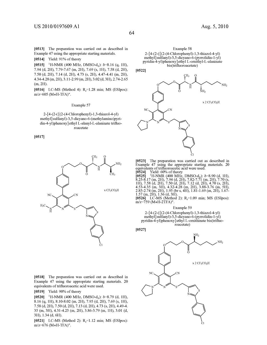 ALKYLAMINO-SUBSTITUTED DICYANOPYRIDINES AND THEIR AMINO ACID ESTER PRODRUGS - diagram, schematic, and image 68