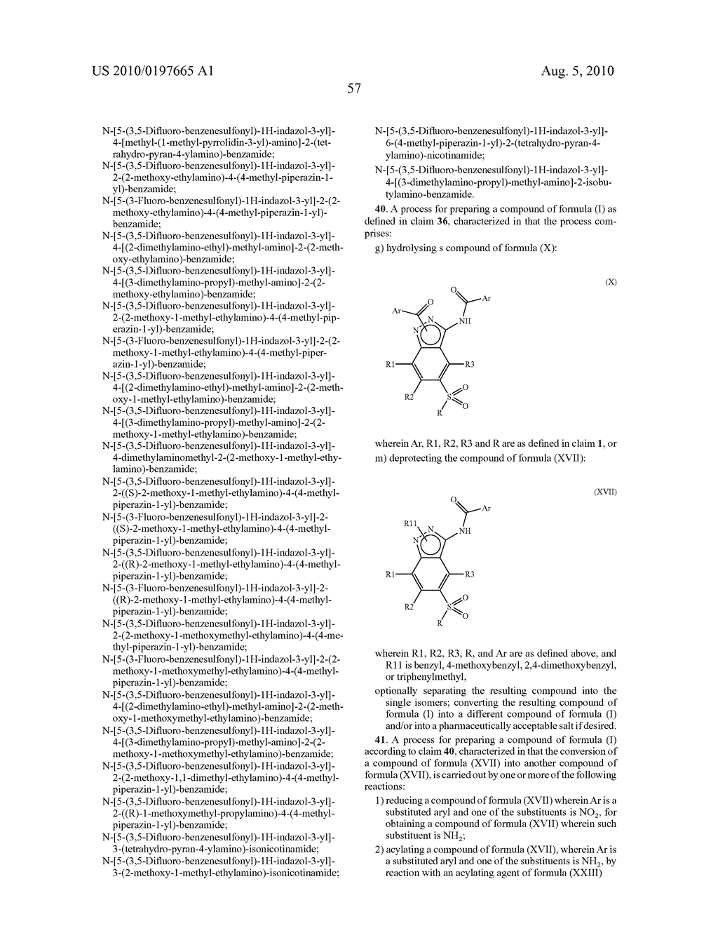 INDAZOLE DERIVATIVES AS KINASE INHIBITORS FOR THE TREATMENT OF CANCER - diagram, schematic, and image 59