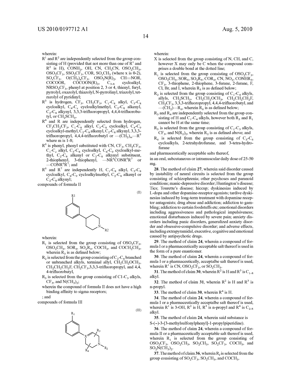 USE OF DOPAMINE STABILIZERS - diagram, schematic, and image 23