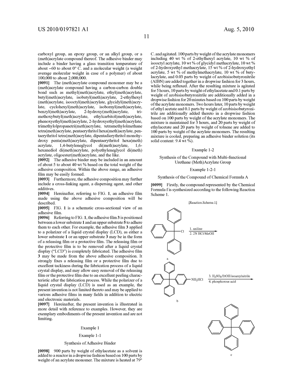 ADHESIVE COMPOSITION AND ADHESIVE FILM MADE THEREFROM - diagram, schematic, and image 13