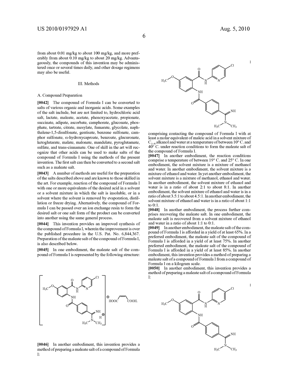 METHODS OF SYNTHESIZING PHARMACEUTICAL SALTS OF A FACTOR XA INHIBITOR - diagram, schematic, and image 07