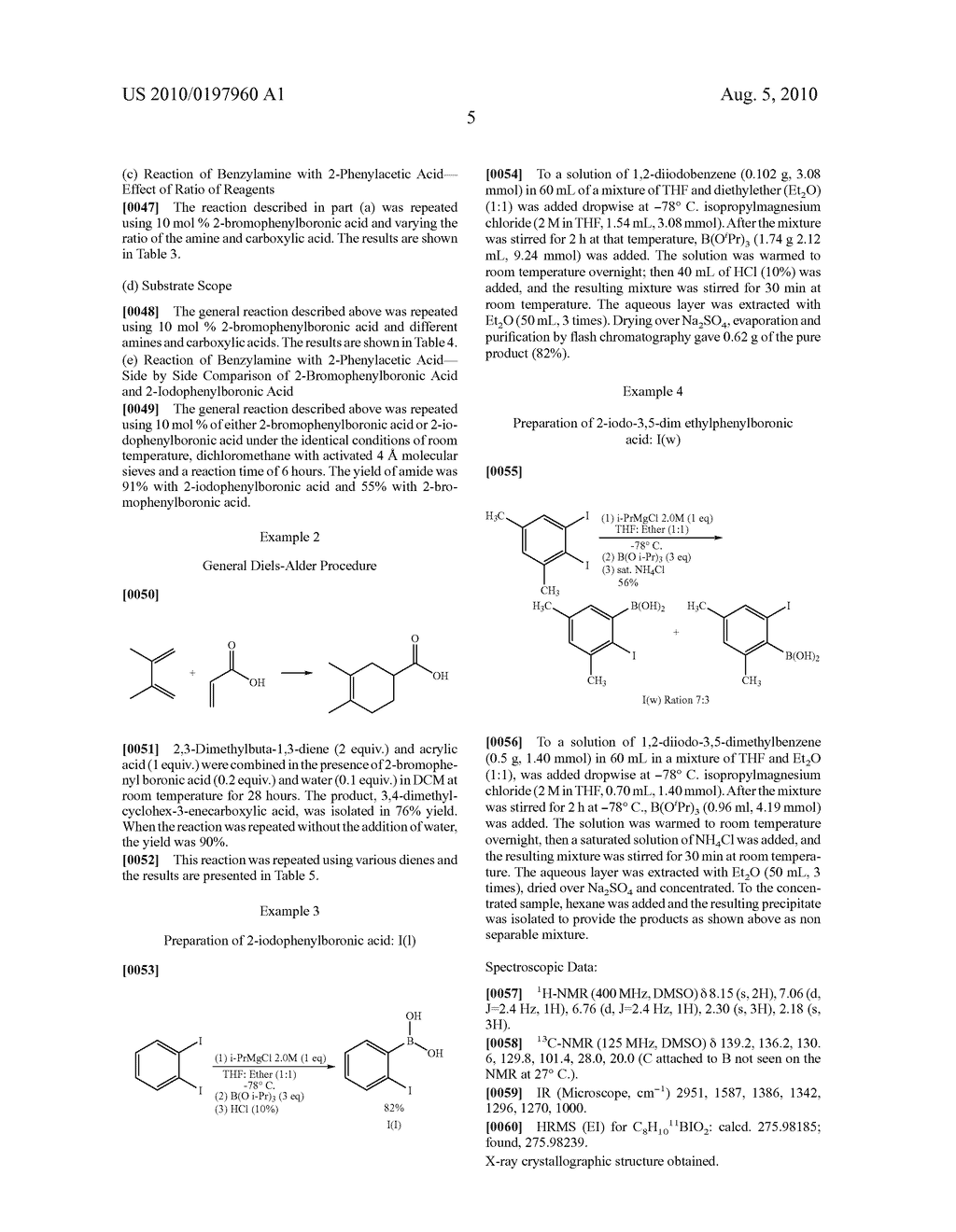 METHOD FOR THE ORGANOCATALYTIC ACTIVATION OF CARBOXYLIC ACIDS FOR CHEMICAL, REACTIONS USING ORTHOSUBSTITUTED ARYLBORONIC ACIDS - diagram, schematic, and image 06