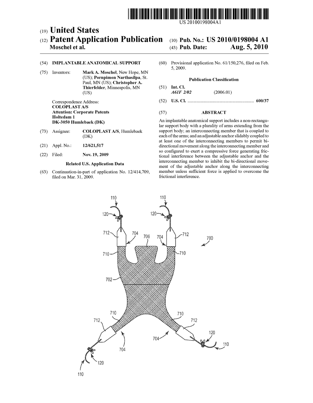 IMPLANTABLE ANATOMICAL SUPPORT - diagram, schematic, and image 01