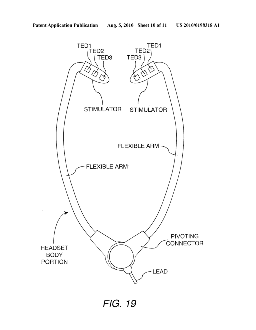 NEUROPHYSIOLOGICAL ACTIVATION BY VESTIBULAR OR CRANIAL NERVE STIMULATION - diagram, schematic, and image 11